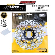 MOZ Racing Disc Brake 260mm BEAT - Disc Brake 260 mm Original MOZ Scoopy Genio Vario Disc Brake