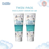 BK Twin Pack 2 Pcs Bebio Face & Body Serum 80Gr Moisturizer Facial Skin Cream for Babies and Childre