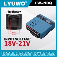 LYUWO 18V Lithium Battery To 220V Smart Inverter LW-NBQ-NB Compatible With Makita BL18 Series Portab