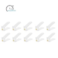 Shoe Organizer for Closet Shoe Organizer 10 Pack Shoe Space Savers Double Layer Shoe Riser