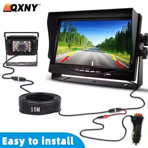 7 inch reverse display monitor, reverse camera, driving reverse monitoring display camera, suitable