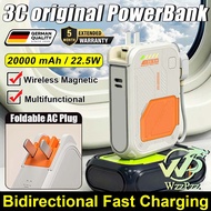 【CCC Certification】3c Powerbank 22.5W Fast charging 10000mah original Power bank With AC plug 充电宝