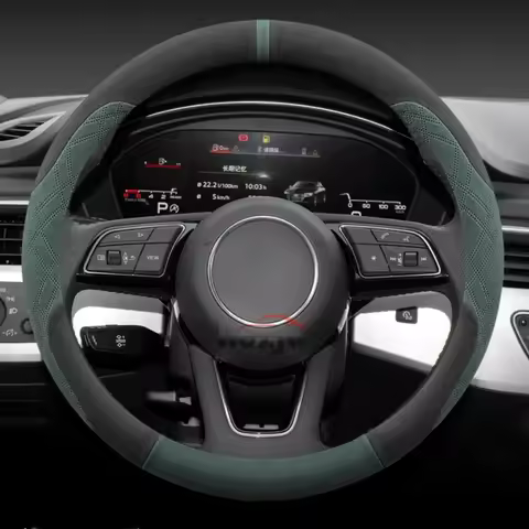 Suede Car Steering Wheel Cover for Toyota GR Yaris crown C-HR Century Urban Cruiser bZ4X Avalon Raiz