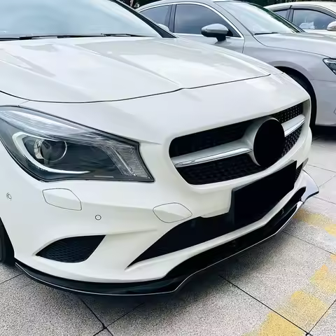 For Mercedes Benz CLA Class C117 CLA 200 220 180 2013-2015 Front Bumper Lip Splitter Spoiler Diffuse