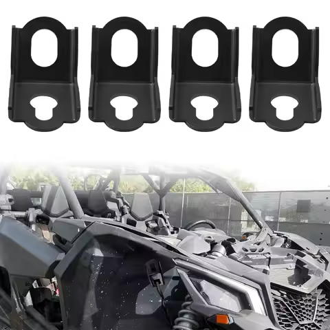 4PCS Tie Down Brackets Hooks For Can Am Maverick X3 MAX RS DS RR Turbo 2017-2022