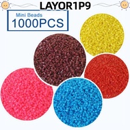 LAYOR1P9 1000pcs Mini Perler Hama Beads, Miniature Handmade Craft Fuse Bead Scattered Beads, Creativ