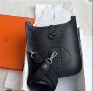 Hermes Evelyne mini 黑銀