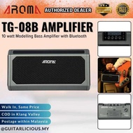 Aroma TG-08B 10 watt Modelling Bass Amplifier with Bluetooth - Grey ( TG08B/ TG-08B )