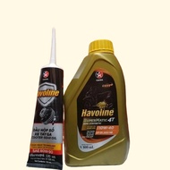 Havoline Caltex 10W40 800ml scooter oil Combo, Havoline scooter oil, 120ml gearbox oil