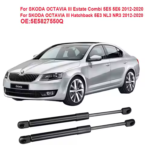 2PCS Rear Tailgate Boot Trunk Gas Spring Struts For SKODA OCTAVIA III Estate Combi 5E5 5E6 Hatchback