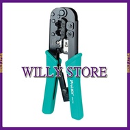 [WILLY STORE] Pro'sKit 808-376I 6P/8P Network Crimping Pliers Ratchet