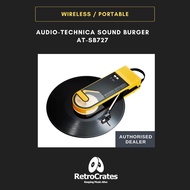 Audio-Technica Sound Burger AT-SB727 Wireless Portable Belt-Drive Turntable