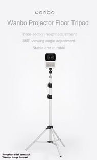 WANBO Foldable Adjustable Stand Floor Tripod 170CM for Projector