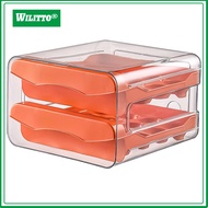 Transparent Egg Container Egg Storage Container 32 Grid Double Layer Egg Storage Box Transparent Sta