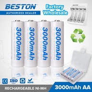 『Wholesale』𝐎𝐫𝐢𝐠𝐢𝐧𝐚𝐥 Rechargeable Battery AA / AAA Battery 3000mAh Energizer Battery Charger For Toy Battery Fan