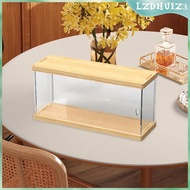 [lzdhuiz3] Countertop Action Figures Display Box Transparent Acrylic for Museums Sturdy