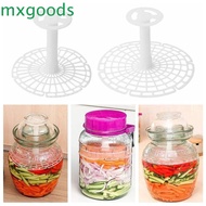 MXGOODS Kimchi Jar Pressure Device, Compaction In Kimchi Adjustable Pickle Jar Press, Durable 15/19cm Plastic Making Kimchi Hot Sauce