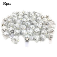 [BETL0402] 50Pcs Individual LED Balloon  Lights Tiny Wireless Battery Craft Glow Party DIY