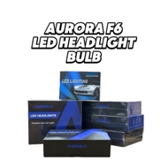 Aurora F6 Car LED Headlight Bulb 6000K-6500K With Cooling Fan H1, H4, H7, H8, H11, H15, 9005, 9006