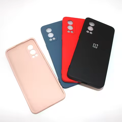 Original For Oneplus Nord 2 5G Case Silky Silicone Soft-Touch Back Cover For 1+ Nord2 DN2103 Shockpr