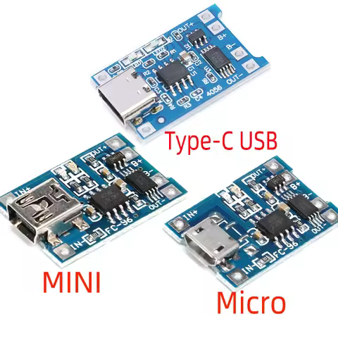 TP4056 Micro USB 5V 1A 18650 TP4056 Lithium Battery Charger Module Charging Board With Protection Du