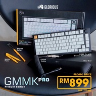 GLORIOUS GMMK Pro Pre Built Edition Mechanical Keyboard - Pre-installed Glorious Fox Pre-lubed Switc
