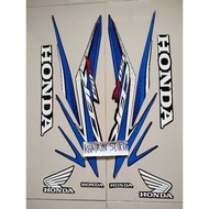 CBR 150 R CBR150R CBR 150R black striping sticker biru