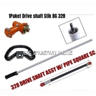 stik pipa Mesin potong rumput BG 328 model kotak / driver Shaft assy