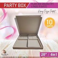 Party Box 20" 4 in 1 / Corrugated Box / 10 sets of Party Box
