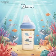 Limited edition Hegen PPSU milk bottle, anti-choke Diver pattern Hegen bottle