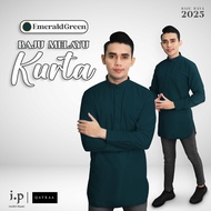 I.P Muslim❤️2025 EMERALD GREEN Baju Kurta DEWASA Soft Cotton SlimFit /Size XS-4XL/Baju Raya Keluarga