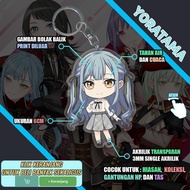 Gantungan Kunci Ave Mujica Stako Mutsumi Uika, Anime Keychain Keren Lucu - Stako