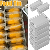 [3-5 Days Arrive]2Pcs Food Storage Tin | Airtight Cookie Container, Pastry & Pineapple Cake Tin Box,