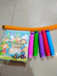 Mainan Anak Pop Light Up Pipes VIRAL / Mainan Lampu Pipa LED Fidget Toys 1PCS