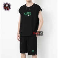 Baju Pendek Lelaki Aktif Set Baju Lelaki Kemeja-T Lelaki Baju Semboyan Baju Haip Baju T Shirt Lelaki