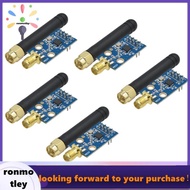 5Pcs CC1101 Radio Frequency Transceiver Module with SMA Antenna Wireless Transceiver Module for 433M