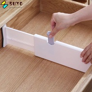 SUYO Drawer Dividers For Clothes Kitchen Drawer Organizer Partition Separators