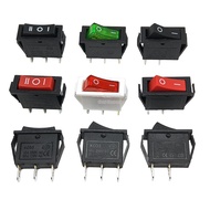KCD3-102N 2 Pins 3 Pins 2 Gears Power Rocker Switch with Light Rocker Rocker Button Button KCD8-211N
