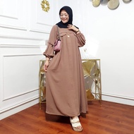 Gamis Wanita Jumbo Slavina Beautiful Premium Ld 130