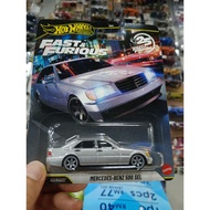 Mercedes Benz 500e 500 SEL h wheels mattel diecast 1/64 1:64 fast furious