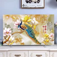 ∈ 43 inch/LCD cover/55 inch/TV cover/50 inch/desktop/32 inch/hanging/42 inch/flat/curved general/home decoration Nordic printing pattern/computer/TV dust cover