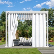 1PC Waterproof Outdoor Grommet Curtain For Patio Gazebo Front Porch Pergola