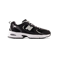 Sneakers Pria NB 530 Black Magnet - Gaya Retro Sneaker Kulit Sintetis Mesh Hitam