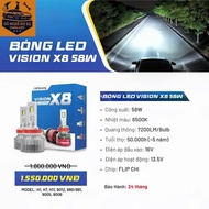 Nexway Vision X8 Led Bulb 58W Capacity, 3-4 times stronger than Halogen Zinc Bulb