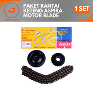 Paket Rantai Keteng Aspira motor BLADE ABSOLUTE REVO KWB