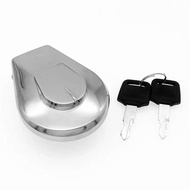 Motorcycle Gas Fuel Tank Cap Lock Aluminum With 2 Keys For Honda VF750C VF750 VT500C VT700C VT750C V