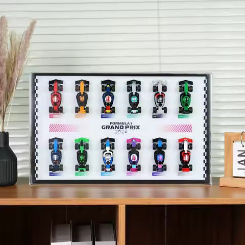 Frame acrylic display box suitable for Lego 71049F1 racing car, blind box building block car model d