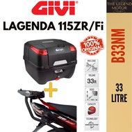 LAGENDA115 ZR Fi SRL115 SRL115Fi LAGENDA 115 GIVI HRV HEAVY DUTY MONORACK MONO RACK J BOX KOTAK KARI