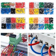 YOLANDA Cable End Crimps Ferrule, Assorted Size Box Set Wire Ferrules Terminals, Wire Connector Insu