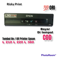 rizkymandirispl Tombol panel printer Epson L 210 L 220 L 350 normal bekas cabutan unit original